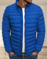 Solid Color Ethan Jacket with Zipper