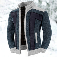 Wollweste mit Reißverschluss und Pullover - Leon