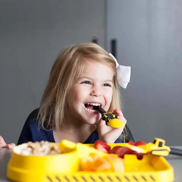 Bulldozer Children's Cutlery Set - ConstructoFork