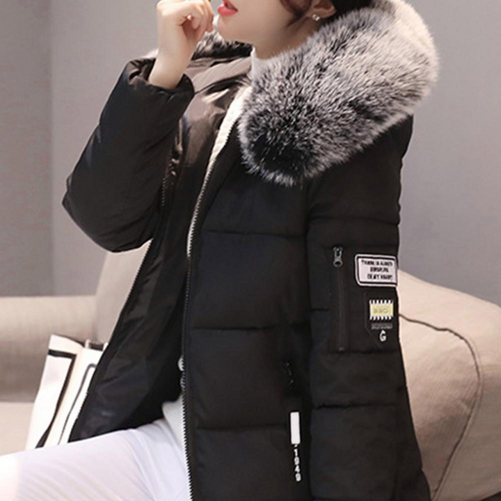 Comfortable Windproof Women's Winter Jacket - Elinora