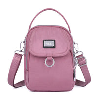 Bolso clásico de mujer con mucho espacio de almacenamiento - Celeste