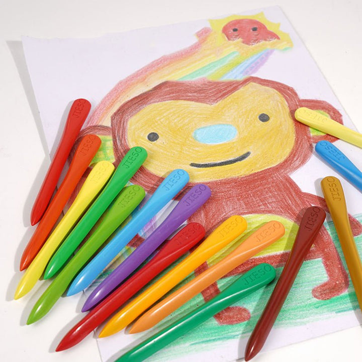 Naturlige Farverige Vokskridt - EcoCrayons