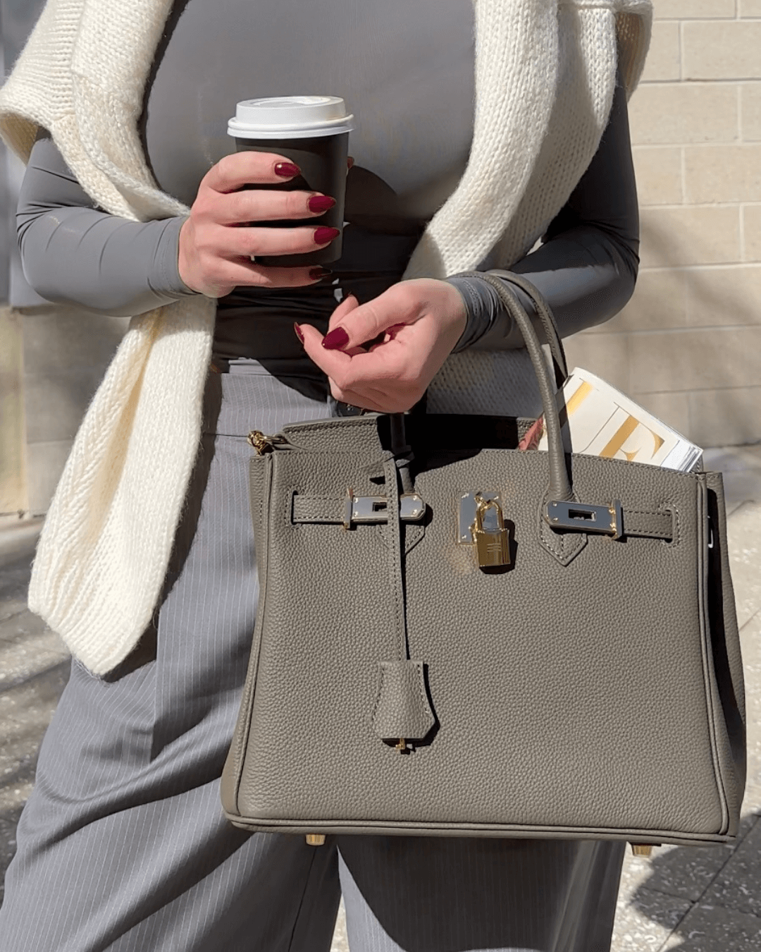 Stylish Leather Handbag – Liana