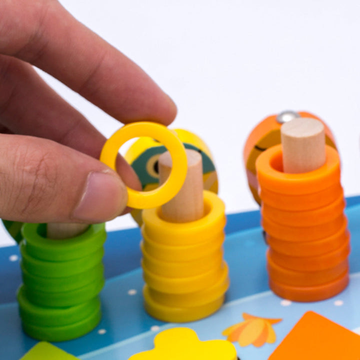Montessori Toddler Play Board - Wooden Play Safari