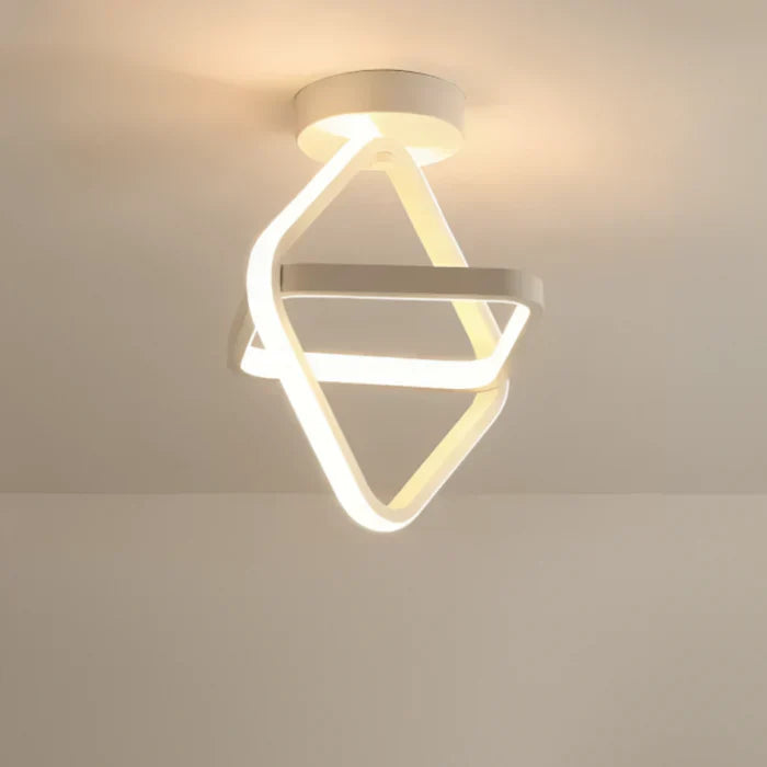 Modern LED ceiling light with double ring design – Twilight Rings