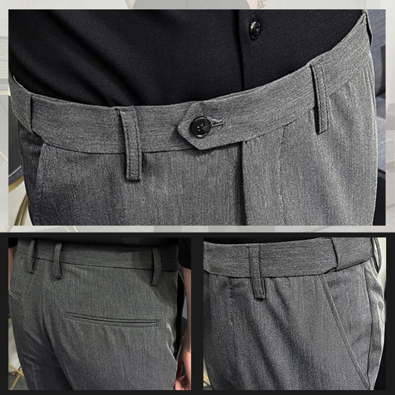 Slim Fit Formal Men's Trousers – Milan