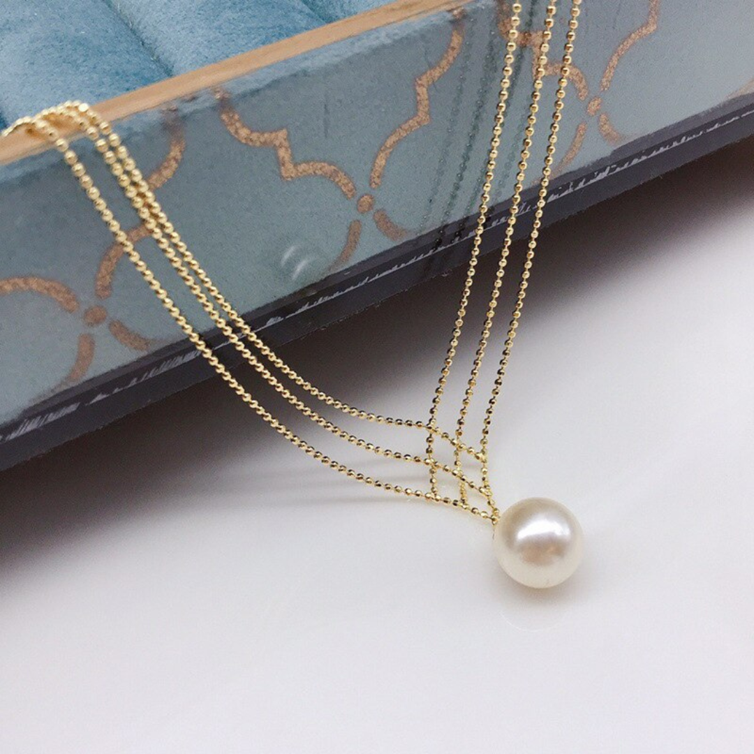 Braided Pearl Necklace - Mariela