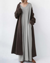 Summer Maxi Dress made of Cotton-Linen Blend – Sorella