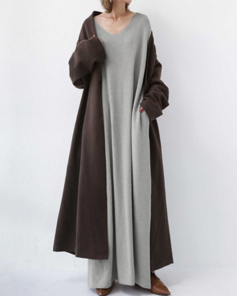 Summer Maxi Dress made of Cotton-Linen Blend – Sorella
