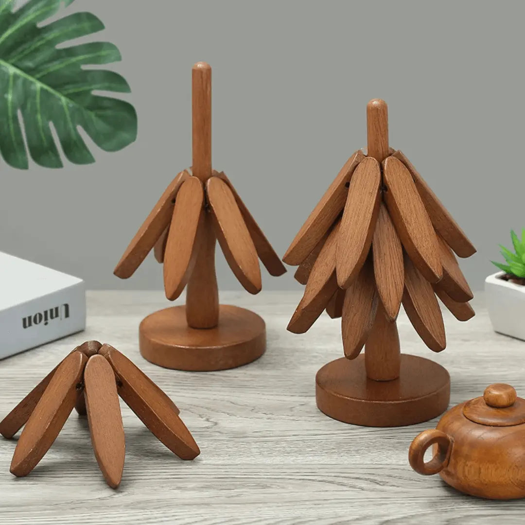 Stylish Wooden Coasters – NatureGuard