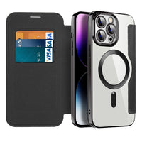 Leder Flip Case mit Magnet Adsorption & RFID-Schutz – Valtrix (1+1 GRATIS)