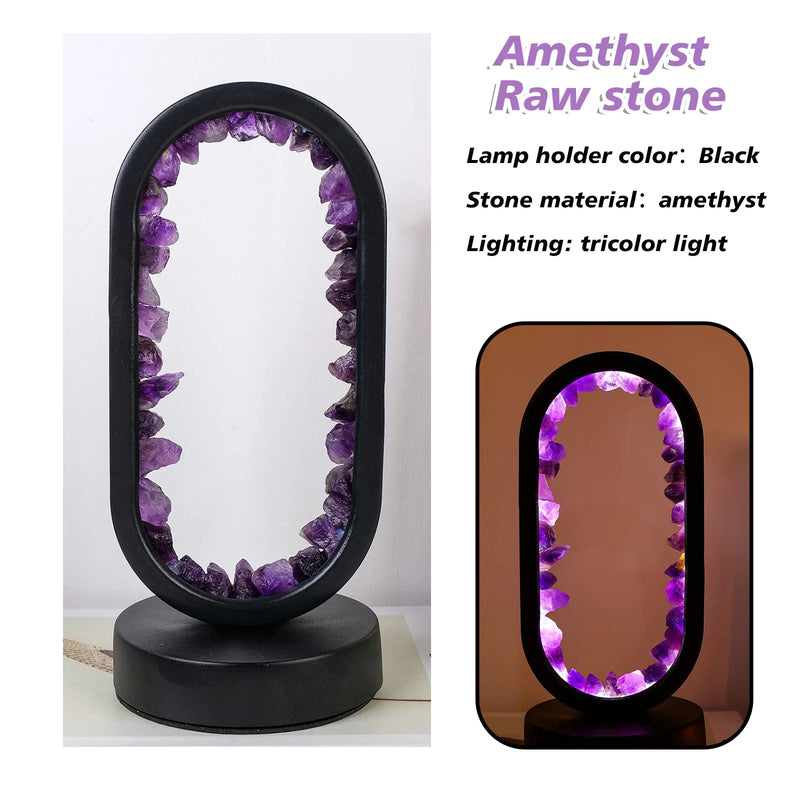Håndlavet ametystlampe - Serenith
