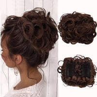 Curly Bun Hair Extension – FluffyFix
