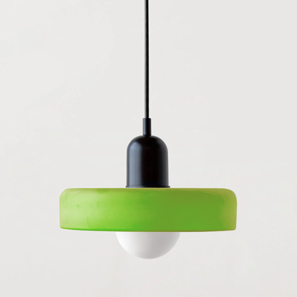 Lámpara colgante colorida estilo Bauhaus - StiloGlas