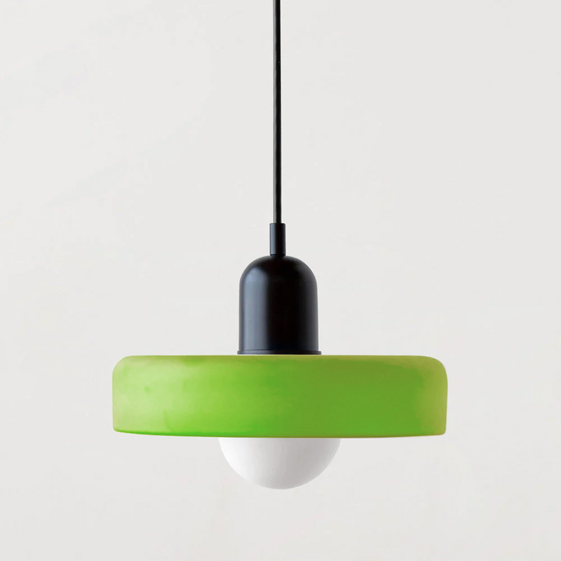 Lámpara colgante colorida estilo Bauhaus - StiloGlas