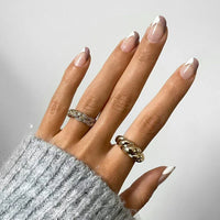 Golden Rope Dome Ring – Selene