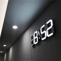 3D LED Wall Clock with Dimmable Light – Timora