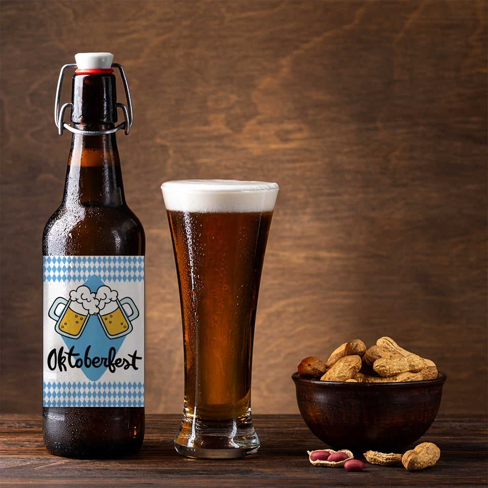 Oktoberfest Flasketiketter 3 sett (hver med 24 stk) – BierLabelSet Oktoberfest 2025