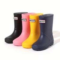 Children's rubber boots solid color and waterproof – Noah