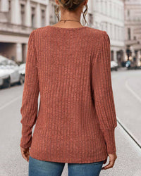 Top de punto para mujer con botones – Mireille