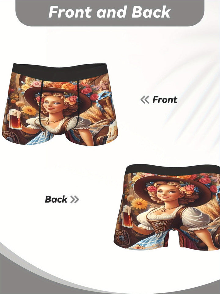 Set de 2 bóxers para hombre con estampado de Oktoberfest – LudwigBoxer Oktoberfest 2025