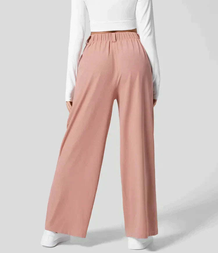 Comfortable women's pants with wide legs - Amara