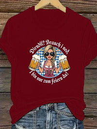 Women's Plus Size Short Sleeve T-Shirt – Liesl Oktoberfest 2025