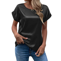 Satin Trend Shirt with Loose Fit for Women – Leona