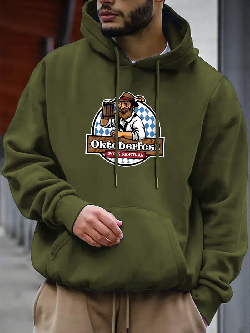 Comfortable Men's Hoodie – Thomas Oktoberfest 2025