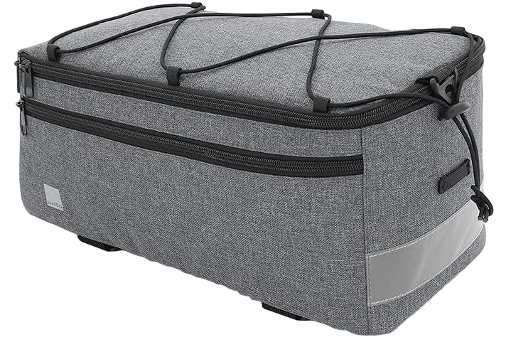 Bolsa de bicicleta aislada de 8L para portaequipajes trasero con correa para el hombro – Trevilo