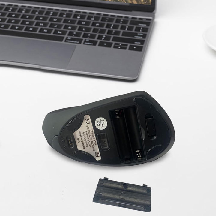 Wiederaufladbare ergonomische vertikale kabellose Maus – Elvion