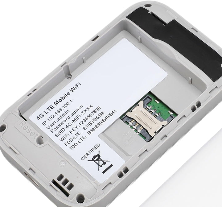 4G LTE USB WiFi Hotspot Modem med 300 Mbps hastighed og 3000 mAh batteri – Netvora