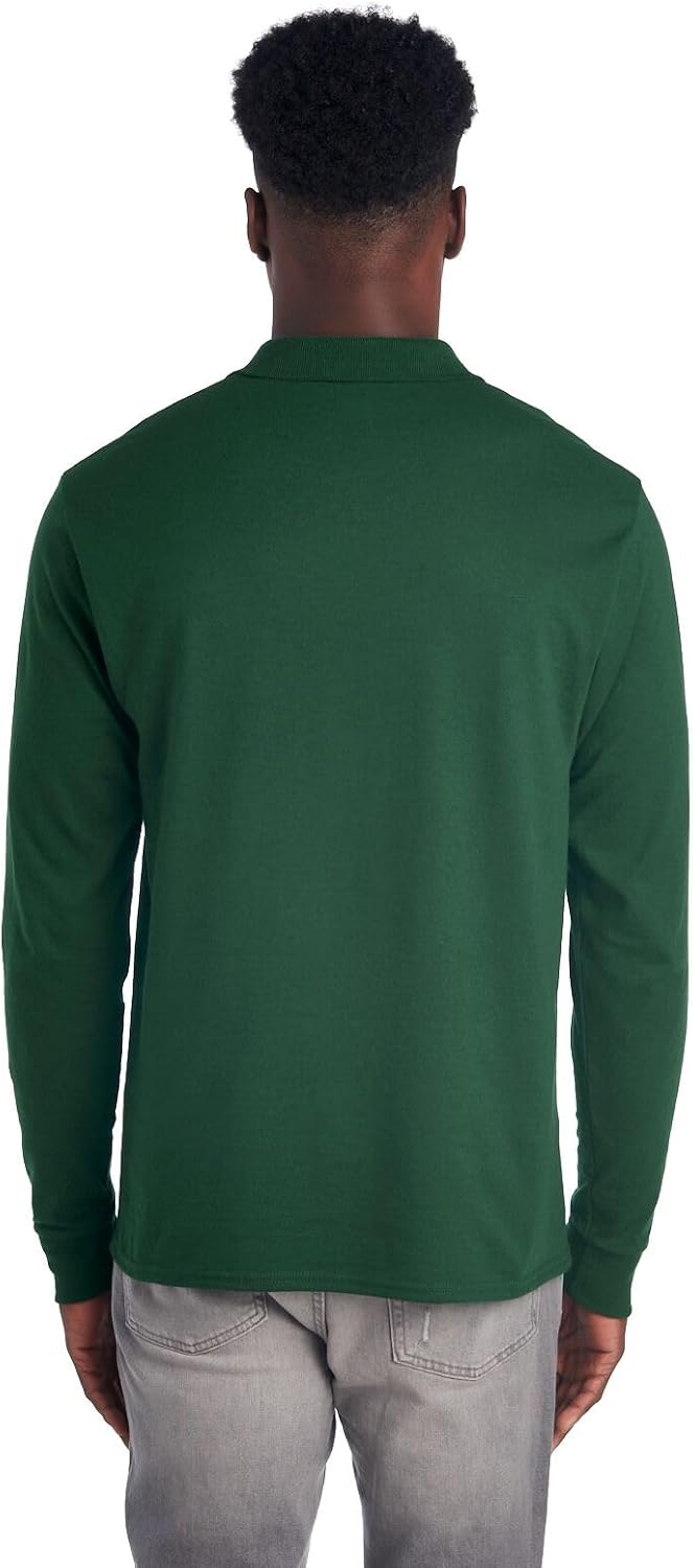 Men's Long Sleeve Polo - Mark