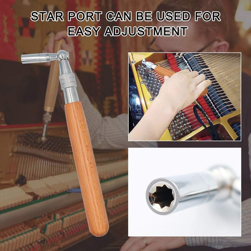 Set profesional de afinación de piano de 16 piezas con funda de almacenamiento – Arvena