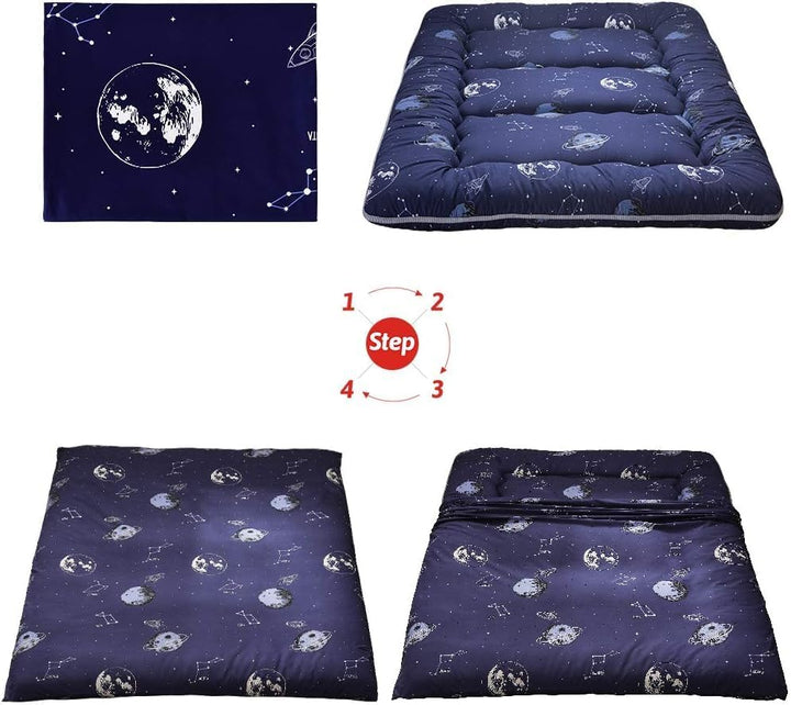 Foldable Japanese Futon Floor Mattress with Memory Foam Support – Arivon