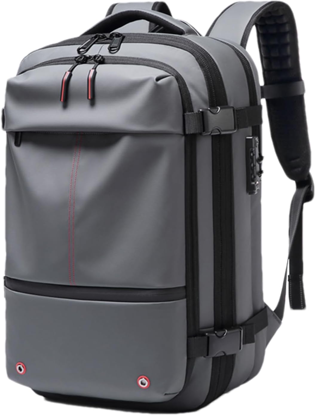 Air Vacuum Cleaner Backpack – Expandable 60L Waterproof Travel Bag with Laptop Compartment – Trivora