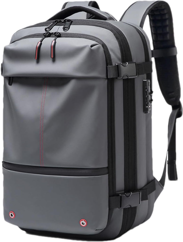 Air Vacuum Cleaner Backpack – Expandable 60L Waterproof Travel Bag with Laptop Compartment – Trivora