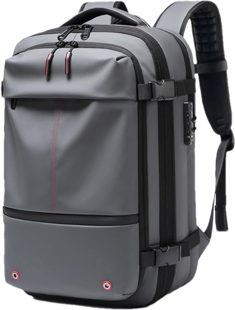 Air Vacuum Cleaner Backpack – Expandable 60L Waterproof Travel Bag with Laptop Compartment – Trivora