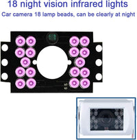 Truck Rearview Camera 12V/24V with 18 LED IR Night Vision IP68