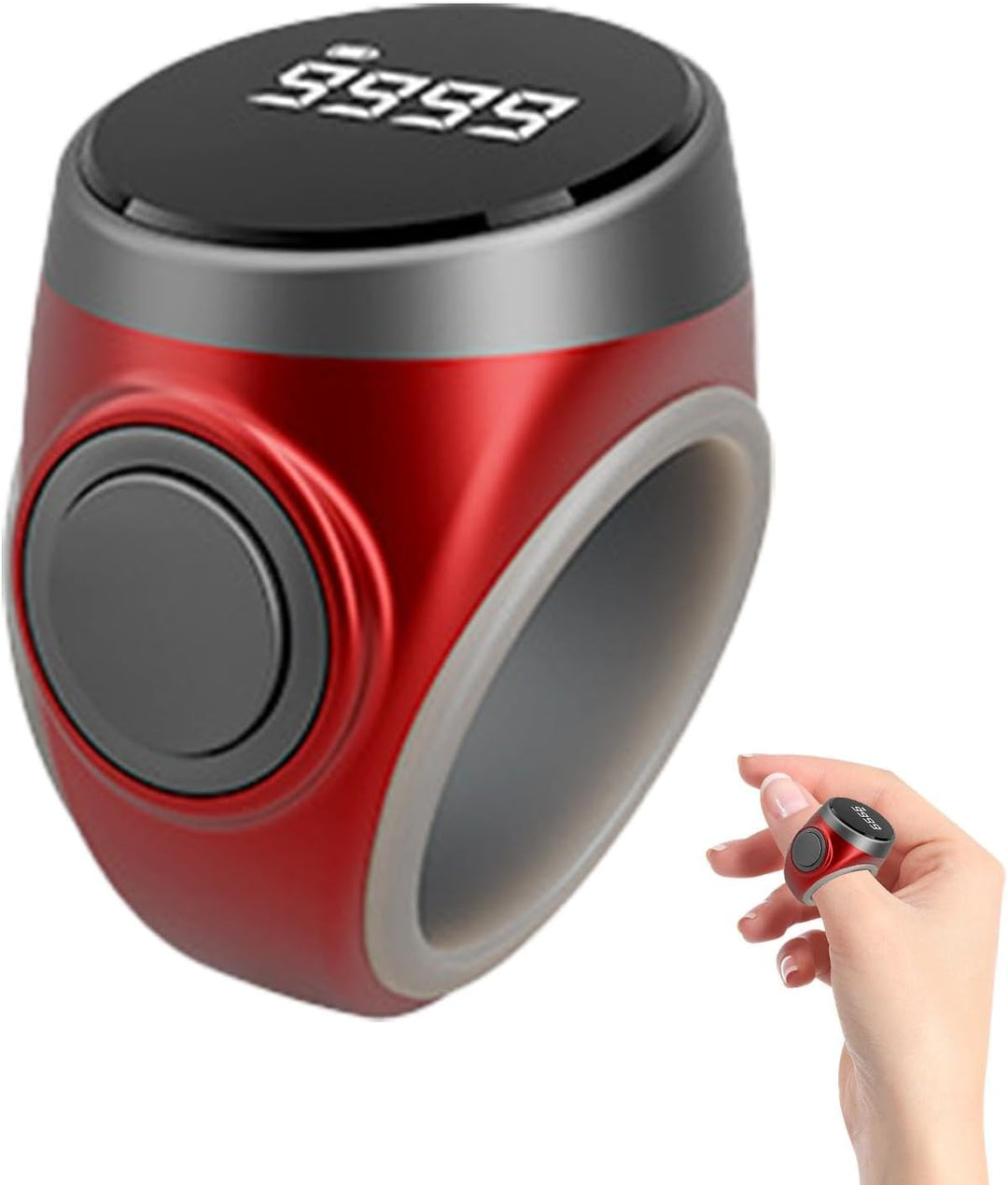 4-digit rechargeable digital finger counter ring (1+1 FREE) – Calmero