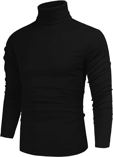 Jersey básico de cuello alto para hombre - Randy