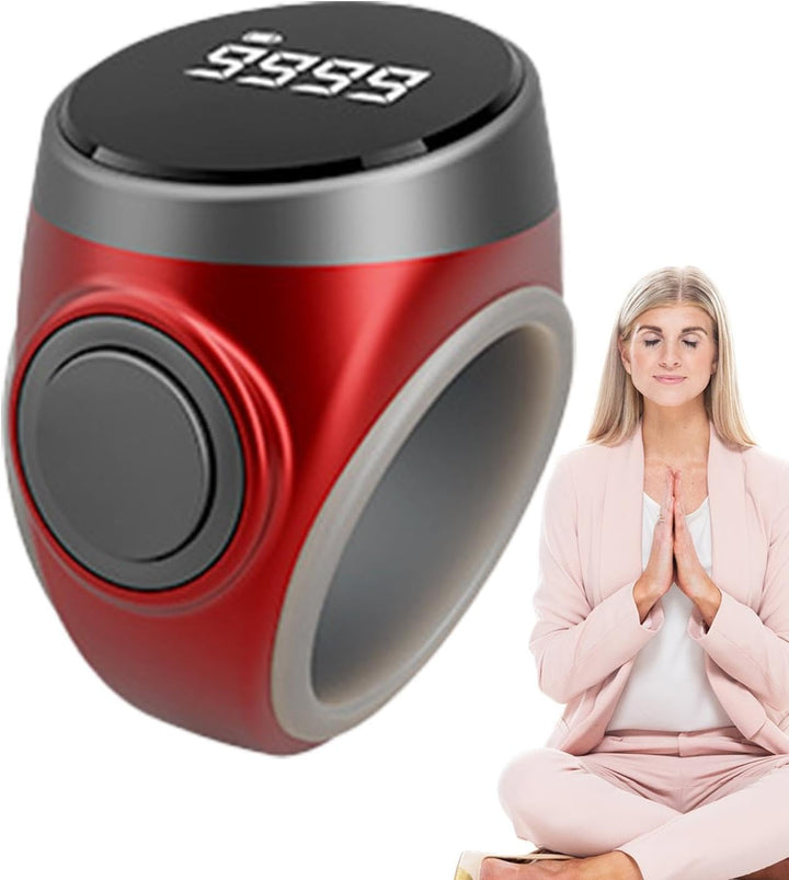 4-digit rechargeable digital finger counter ring (1+1 FREE) – Calmero
