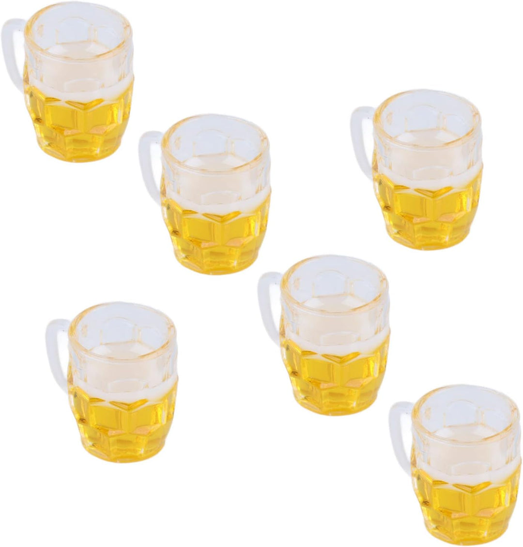 Mini ølkrus (sæt med 12, harpiks) – DekoProst Oktoberfest 2025