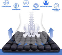 Inflatable travel pillow with ergonomic pressure relief – AirComfort