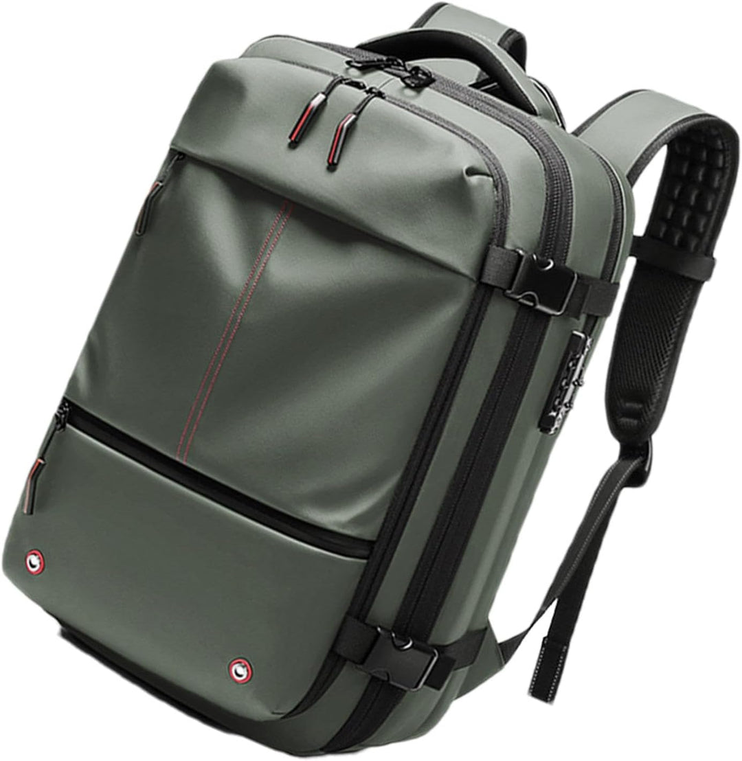 Air Vacuum Cleaner Backpack – Expandable 60L Waterproof Travel Bag with Laptop Compartment – Trivora