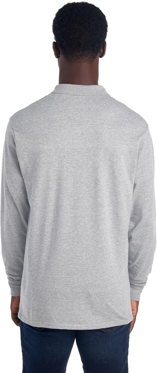Men's Long Sleeve Polo - Mark