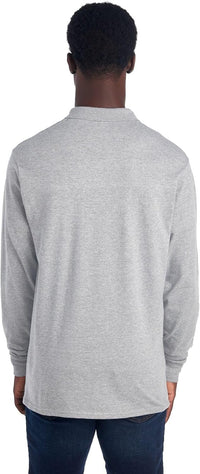 Men's Long Sleeve Polo - Mark