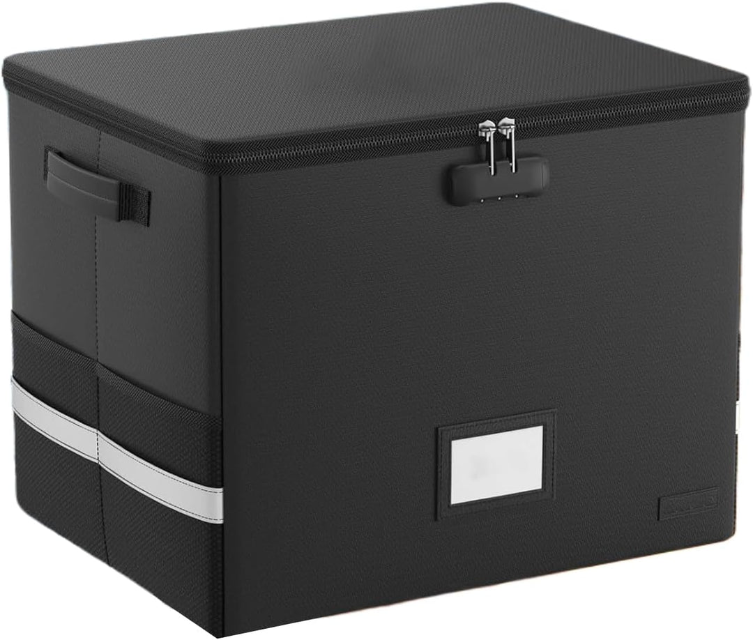 Fireproof Storage Case for Vinyl Records – Waterproof Organizer for 150+ 12-Inch Vinyl Records – Arcion