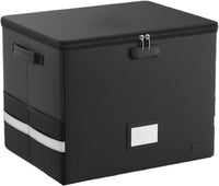 Fireproof Storage Case for Vinyl Records – Waterproof Organizer for 150+ 12-Inch Vinyl Records – Arcion