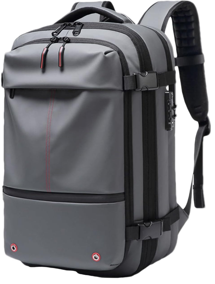Air Vacuum Cleaner Backpack – Expandable 60L Waterproof Travel Bag with Laptop Compartment – Trivora